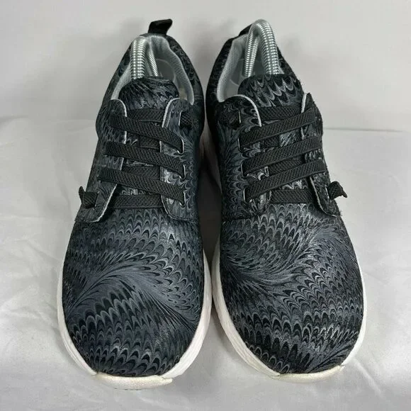 NurseMates Velocity 2000159 Women's Black Leather Lace Up Low Top Shoes Size 9M - Picture 2 of 10